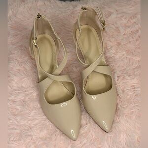 Chic Beige Women's Heels